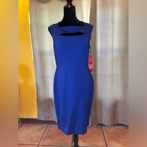 Calvin Klein royal blue dress. Never worn before with tags.